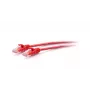 CABLES2GO C2G 3ft (0,9 m) Cat6a Snagless Unshielded (UTP) Slim Ethernet -verkkopatchkaapeli - punainen