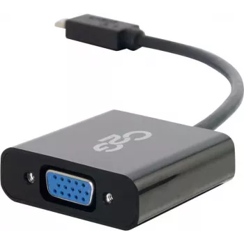 C2G USB 3.1 USB Type-C - VGA -sovitin - USB C - VGA musta
