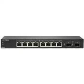 SonicWALL SWS12-8 hallittava kytkin - 8 x Gigabit + 2 x SFP