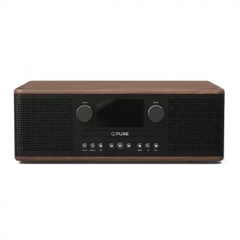 PURE ACOUSTICS Pure Classic C-D6 digitaaliradio coffee black/walnut EU/UK
