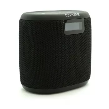 Pure Acoustics Pure Woodland Mini vedenkestävä ulkokaiutin FM/DAB+ radiolla, musta