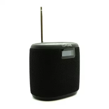 Pure Acoustics Pure Woodland Mini vedenkestävä ulkokaiutin FM/DAB+ radiolla, musta
