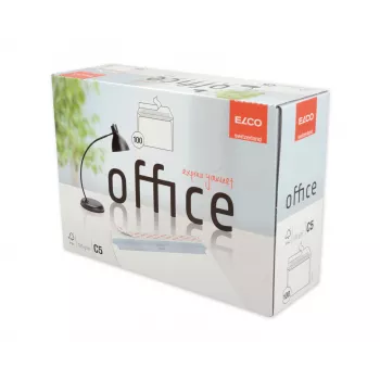 ELCO Office kirjekuori C5 (162 x 229 mm), ilman ikkunaa, tarraläpällä, 100 g/m², valkoinen, 100 kpl (74535.12)