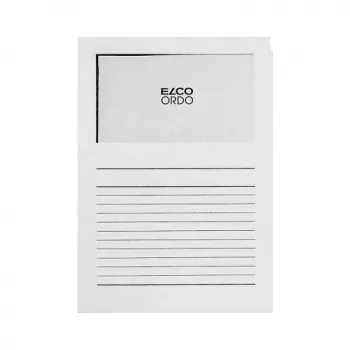 ELCO Ordo Classico asiakirjakansio A4, 220 x 310 mm, 120 g/m², valkoinen, 100 kpl (29489.10)