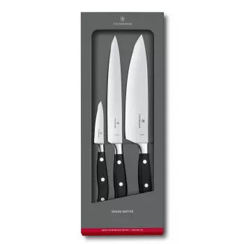 Victorinox Grand Maître 3-osainen kokkiveitsisetti, musta (7.72 43.3)