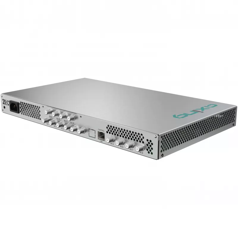 AXING MK 12-00N kompakti keskusyksikkö 12x DVB-S/S2/S2x tulo, 12x DVB-C/T lähtö