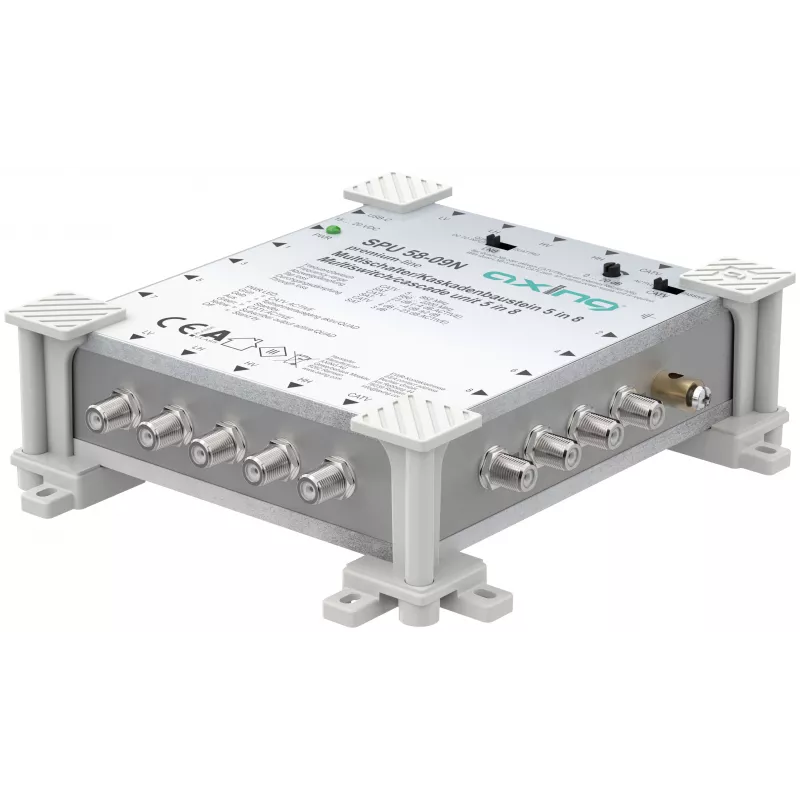 AXING SPU 58-09N 5-in-8 aktiivinen multiswitch, paluukanavakykyinen