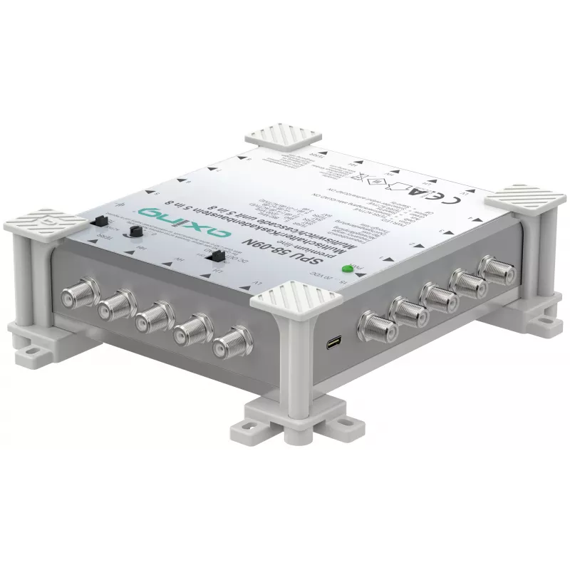 AXING SPU 58-09N 5-in-8 aktiivinen multiswitch, paluukanavakykyinen