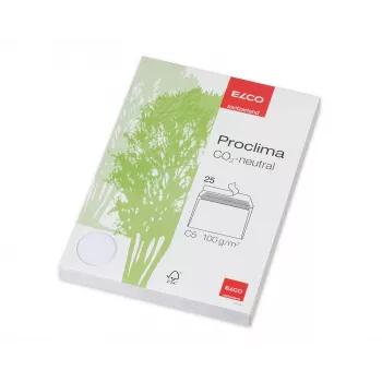 ELCO Proclima kirjekuori C5 (162 x 229 mm), ilman ikkunaa, tarrakiinnitys, 100 g/m², 25 kpl (74270.20)