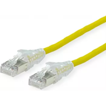 Dätwyler Cat.6A H AMP v2 -verkkokaapeli, keltainen, 20 m, SFTP, LS0H, CU 7702 Flex
