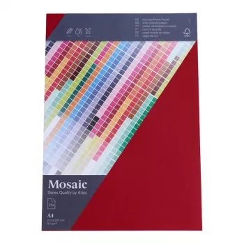 Artoz Papier kirjepaperi Mosaic viininpunainen DIN A4 90 g/m² 25 arkkia