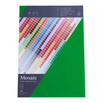 Artoz Papier Mosaic kirjepaperi omenanvihreä DIN A4 90 g/m² 25 arkkia