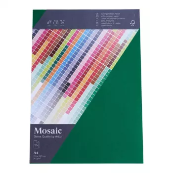 Artoz Papier Mosaic kirjepaperi kuusenvihreä A4 90 g/m² 25 arkkia
