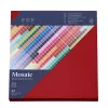 Artoz Mosaic neliönmuotoiset kirjekuoret tulipunainen ilman ikkunaa kumiliimattu 20 kpl:n pakkaus (155x155 mm, 100 g/m²)