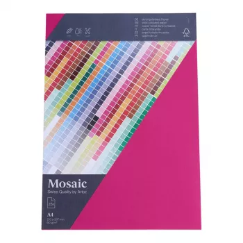 Artoz Papier Mosaic -kirjepaperi fuksia A4 90 g/m² 25 arkkia