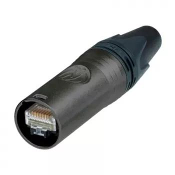 Neutrik NE8MX6-B-T etherCON CAT6A uroskaapeliliittimen runko, musta, IP65