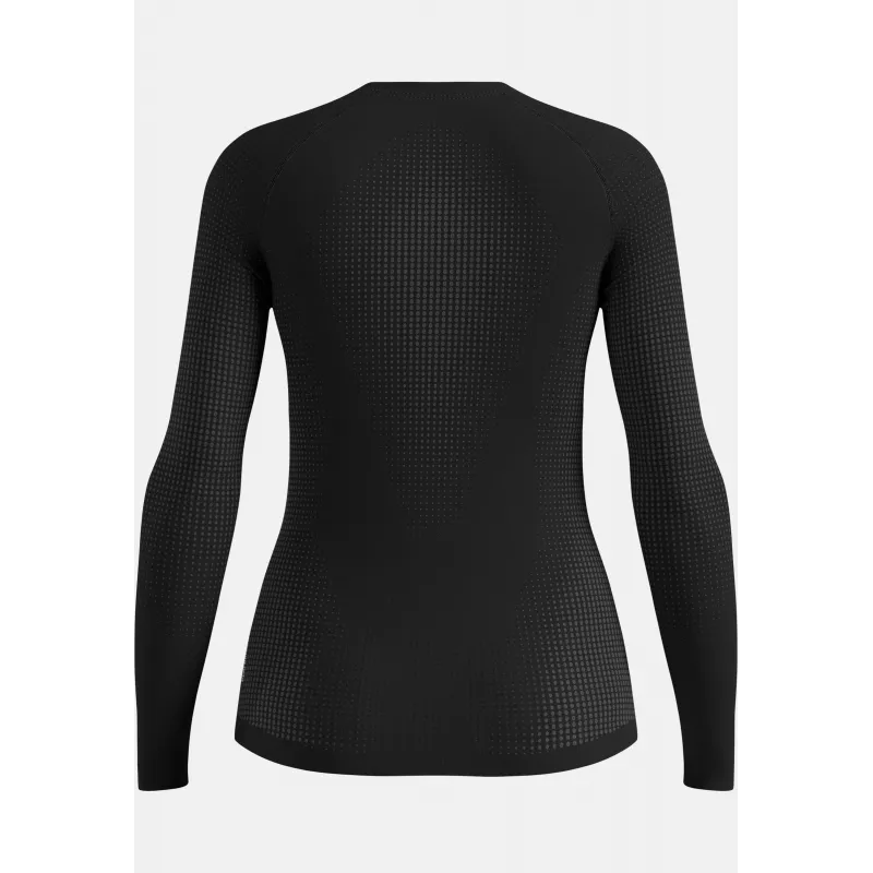 Odlo Performance Warm BL Top Crew Neck L/S - Graphite Grey - naisten - M