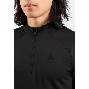 Odlo Essential Light välikerros 1/2 zip - musta