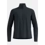 Odlo Grid Fleece Mid Layer Full Zip -takki - Black Melange, koko L