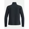 Odlo Grid Fleece Mid Layer Full Zip -takki - Black Melange, koko L