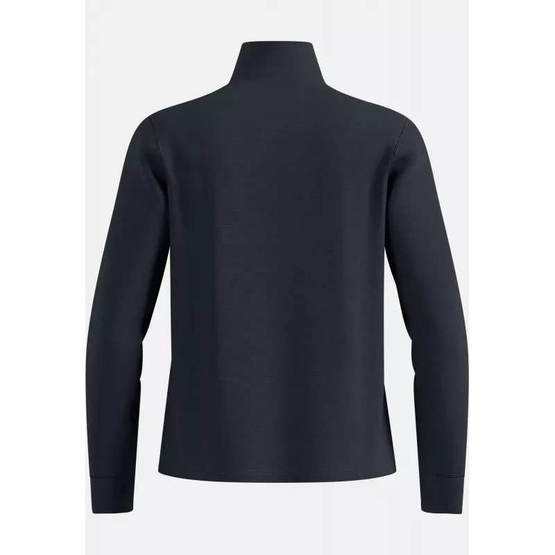 Odlo Grid Fleece Mid Layer Full Zip -takki - Black Melange, koko L