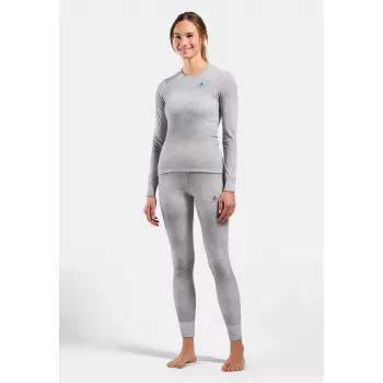 Odlo Active Warm X Pow BL Bottom pitkä alusasu alaosa - Silver Grey, koko S