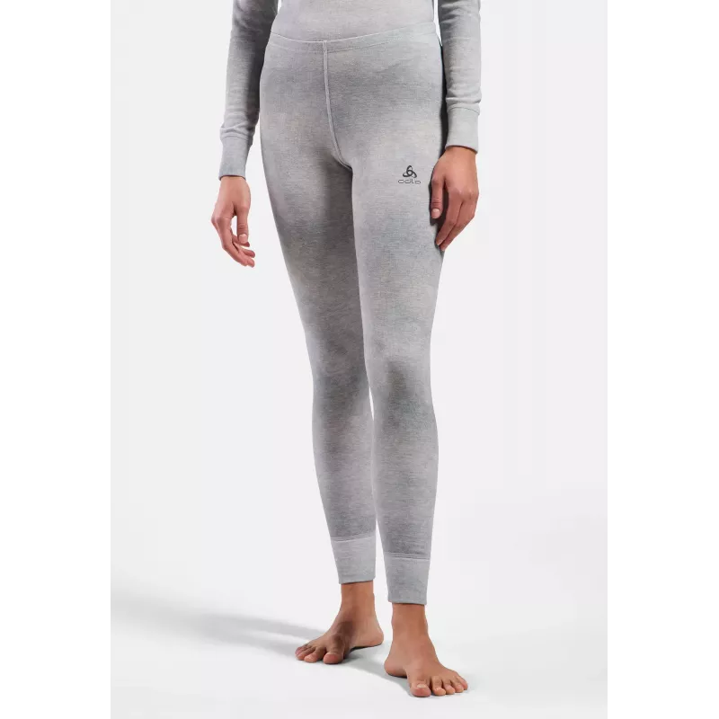 Odlo Active Warm X Pow BL Bottom pitkä alusasu alaosa - Silver Grey, koko S