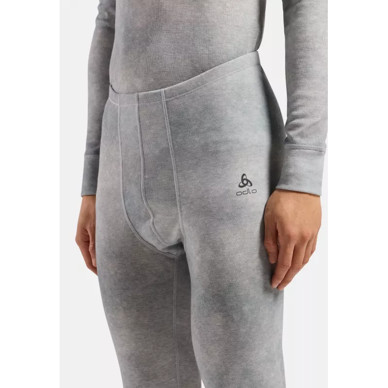 Odlo Active Warm X Pow BL Bottom Long lämpöalusasu alaosa - Silver Grey, koko L