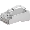 ROLINE Easy Passthrough RJ45 -liitin Cat.6/6A STP 10 kpl:n pakkaus