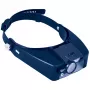 Discovery Crafts DHD 20 pääsuurennuslasi 6 vaihdettavalla linssillä, LED-valaistus, musta/harmaa