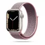 TECH-PROTECT Nylon Apple Watch 4 / 5 / 6 / 7 / 8 / SE (38 / 40 / 41 mm) Pink Sand Sport Loop -ranneke