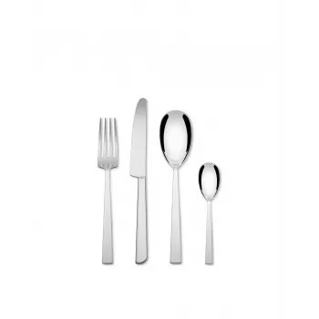 Alessi Asta aterinsarja 24-osainen hopea (AM242S24)