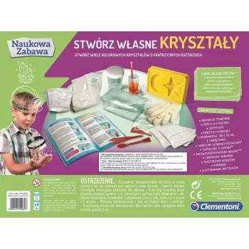 Clementoni Science & Play Kristallien kasvatuspaketti - kasvata omat kristallisi