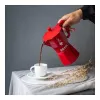 Bialetti Moka Exclusive 3 kupin punainen liesiespressokeitin (9055)
