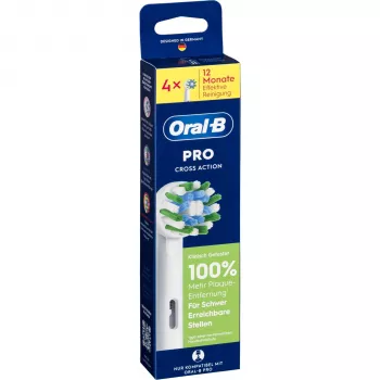 Oral-B Pro CrossAction vaihtoharjaspäät 4 kpl:n pakkaus (015370)