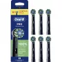 Oral-B Pro CrossAction vaihtoharjaspäät musta 6 kpl:n pakkaus (015424)
