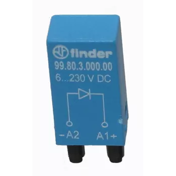 Finder 99.80.3.000.00 vapaakäyntidiodimoduuli 6-220 VDC