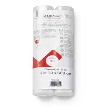 MagicVac 2 tyhjiökalvorullaa 30 cm x 6 m (2 rullaa)