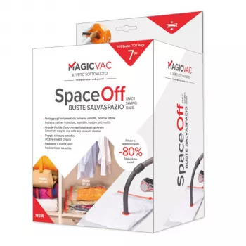 MagicVac tyhjiövaatesäilytyspussisarja Space-Off 6-osainen