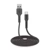 SBS TECABLETC3MTK USB-A - USB-C -kaapeli 3 m musta