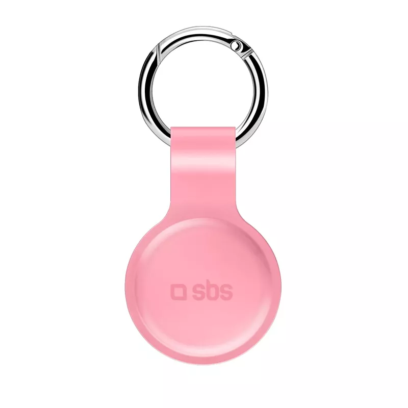 SBS silikonikotelo Apple AirTagille pinkki