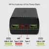 SBS varavirtalähde 30000 mAh Power Delivery 20W Multi-Port musta