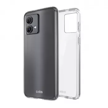 SBS Skinny Cover Motorola G84 läpinäkyvä