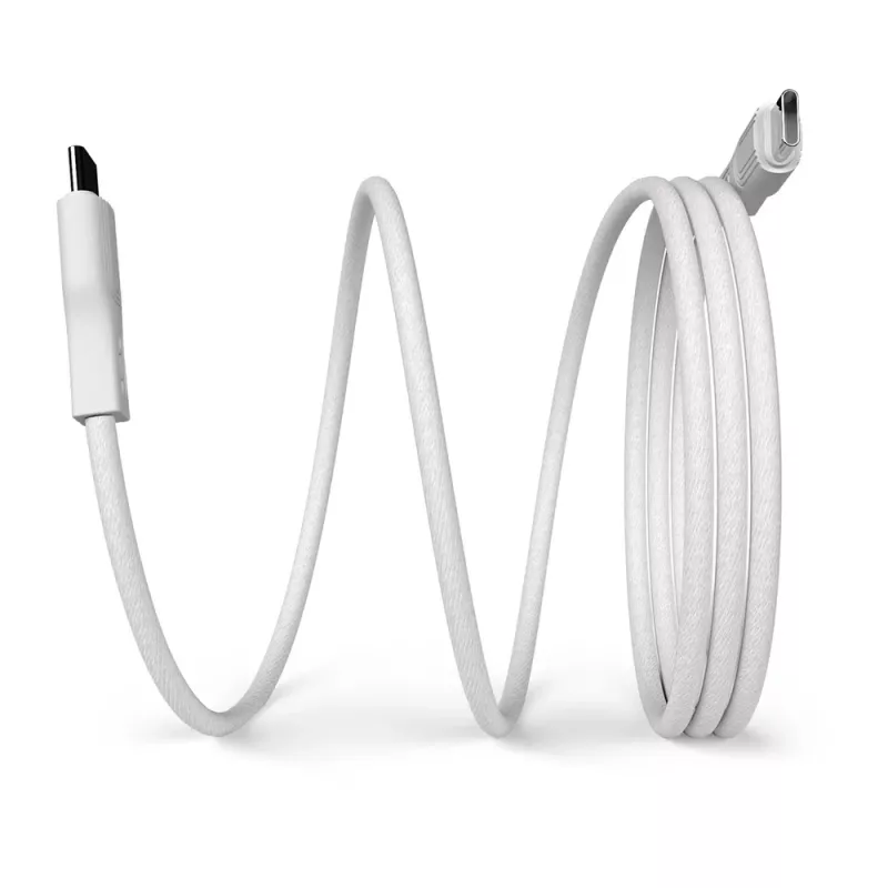 PURO ELEKTRIK magneettinen USB-C - USB-C -kaapeli 60W USB 3.2 (20 Gbit/s) 1m valkoinen