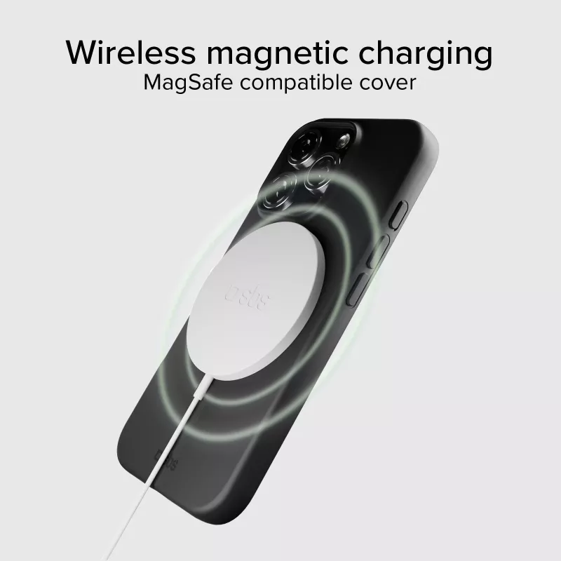 SBS Instinct Cover MagSafe-yhteensopiva iPhone 16 Pro musta