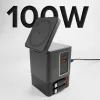 SBS Power Dock 6-in-1 -latausteline MagSafe-yhteensopiva, jalusta ja USB-C-kaapelit 65W – musta