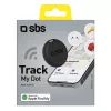 SBS Track My Circle paikannin yhteensopiva Apple Find My - musta
