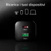 STEP BY STEP SBS 65W USB-C laturi 1x USB-C ja 1x USB-A, musta, 1,5 m USB-C kaapeli