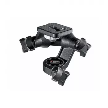 Manfrotto 3D Junior 3-tie jalustapää (musta, 4 kg kantavuus)