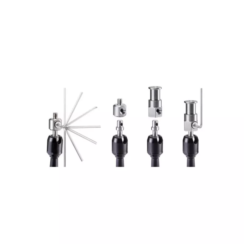 Manfrotto 244MINI Variable Friction Arm, Mini Magic Arm 24cm 2x 1/4 + 3/8